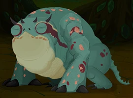 スレスパ2 魔窟の通常「トゲヒキカエル」