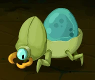 スレスパ2 魔窟の通常「ボウルバグ(卵)」