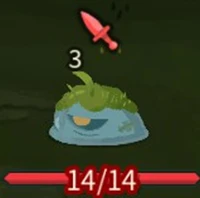 スレスパ2 繁茂の地の通常「リーフスライム(小)」